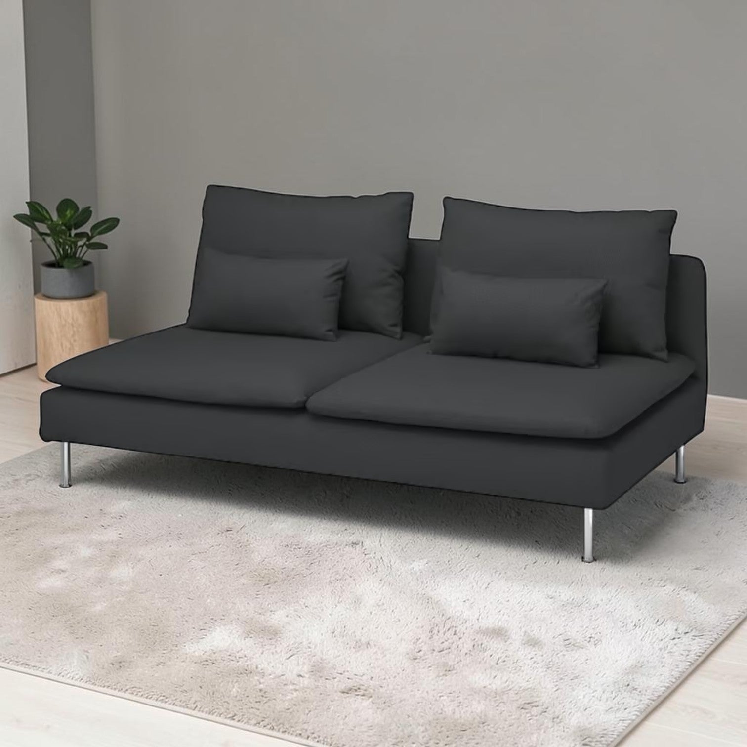 Ikea Söderhamn Seating Series Sofa In Dark Gray