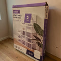 Inabox (36 X 27 X 18cm) Clear Stackable Shoe Box (Pack Of 2) X3 Available