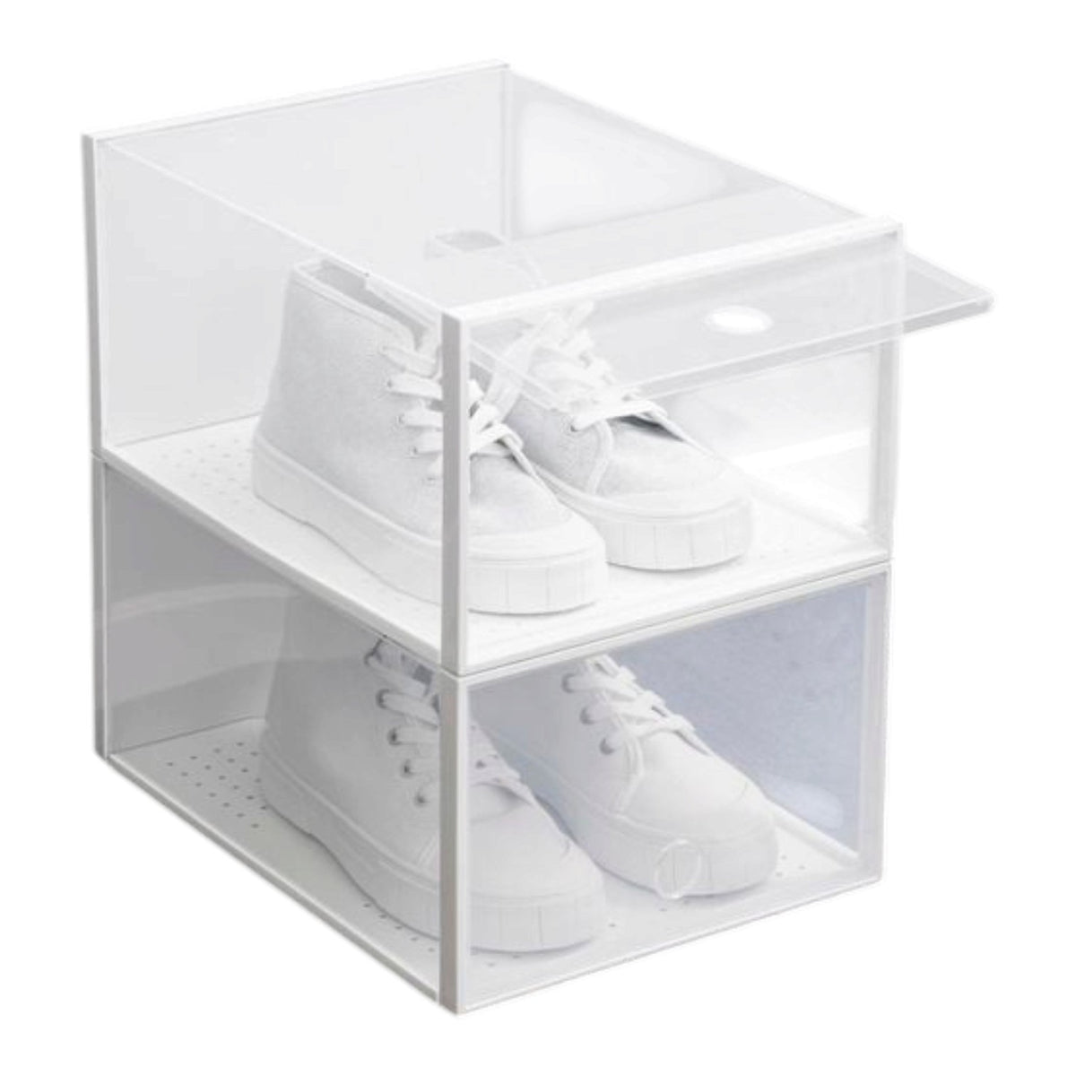 Inabox (36 X 27 X 18cm) Clear Stackable Shoe Box (Pack Of 2) X3 Available
