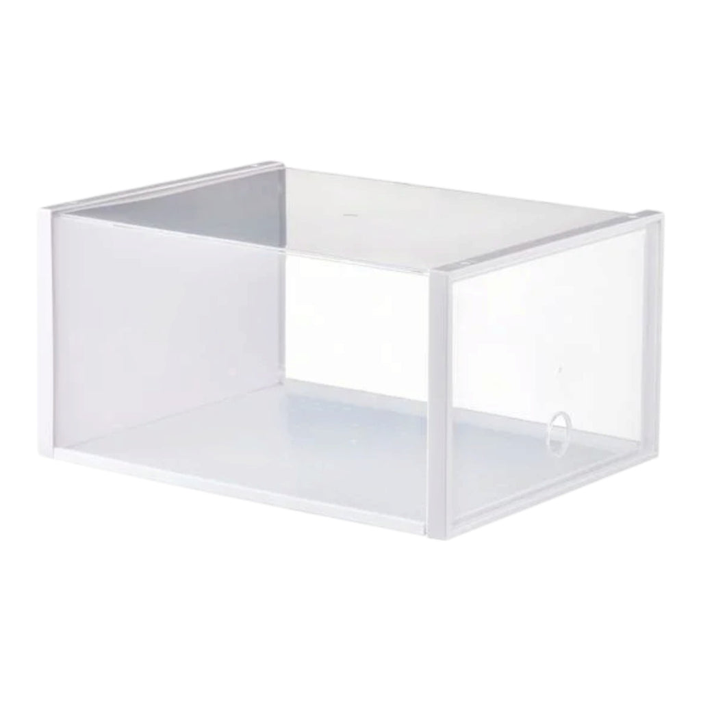 Inabox (36 X 27 X 18cm) Clear Stackable Shoe Box (Pack Of 2) X3 Available