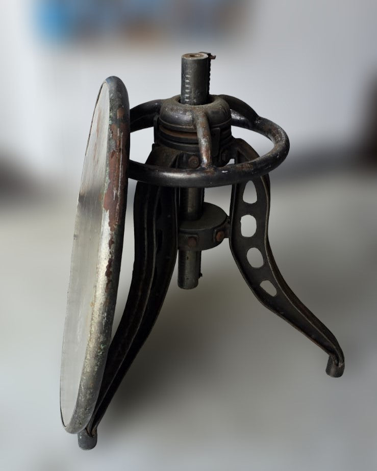 Industrial Adjustable Metal Side Table