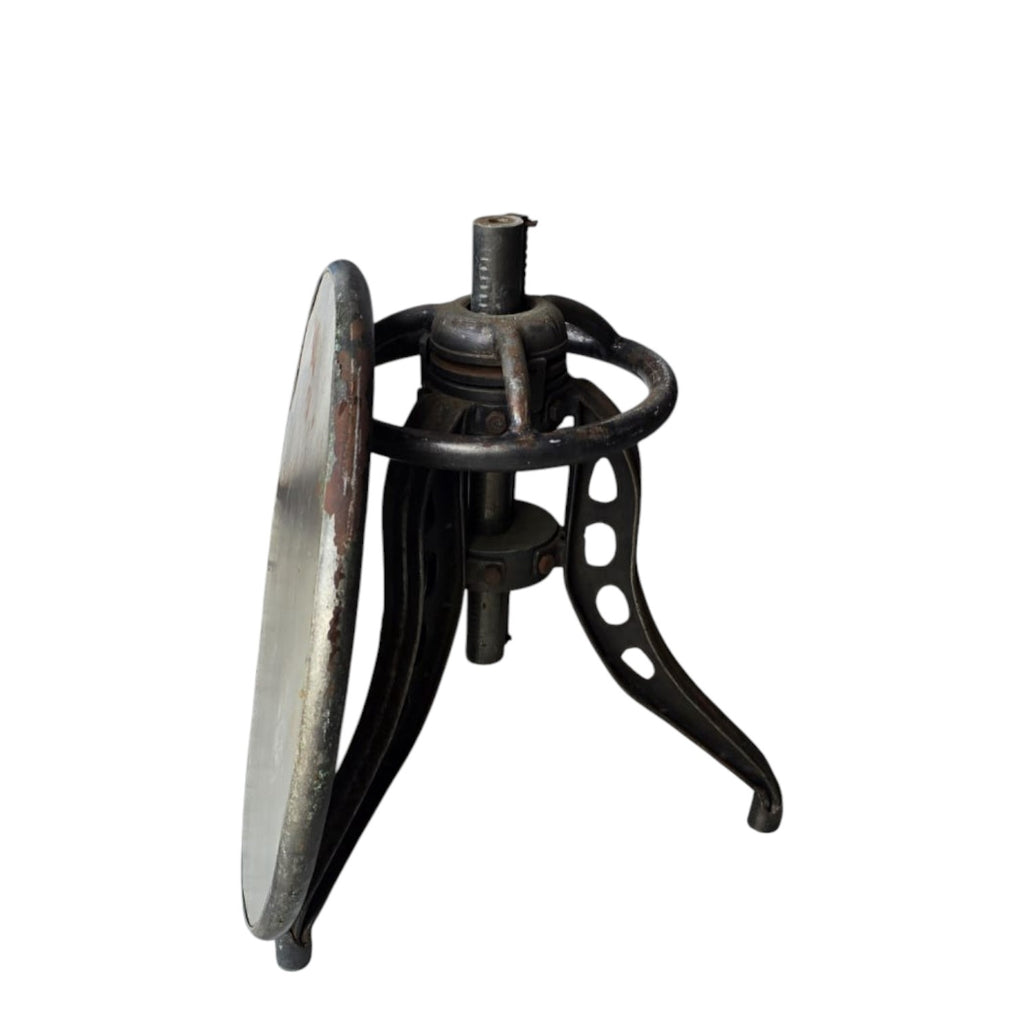 Industrial Adjustable Metal Side Table