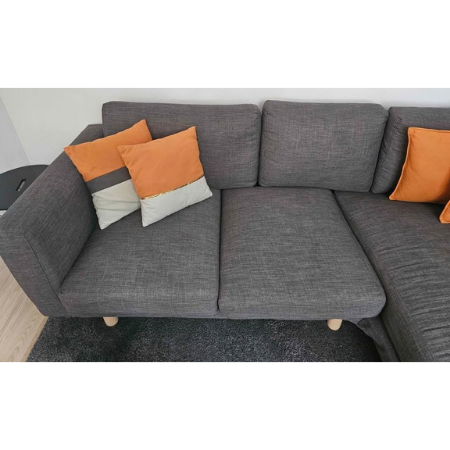 IKea Norsborg 3-seat Sofa With Additional Chaise Lounge (Rrp $1,100)