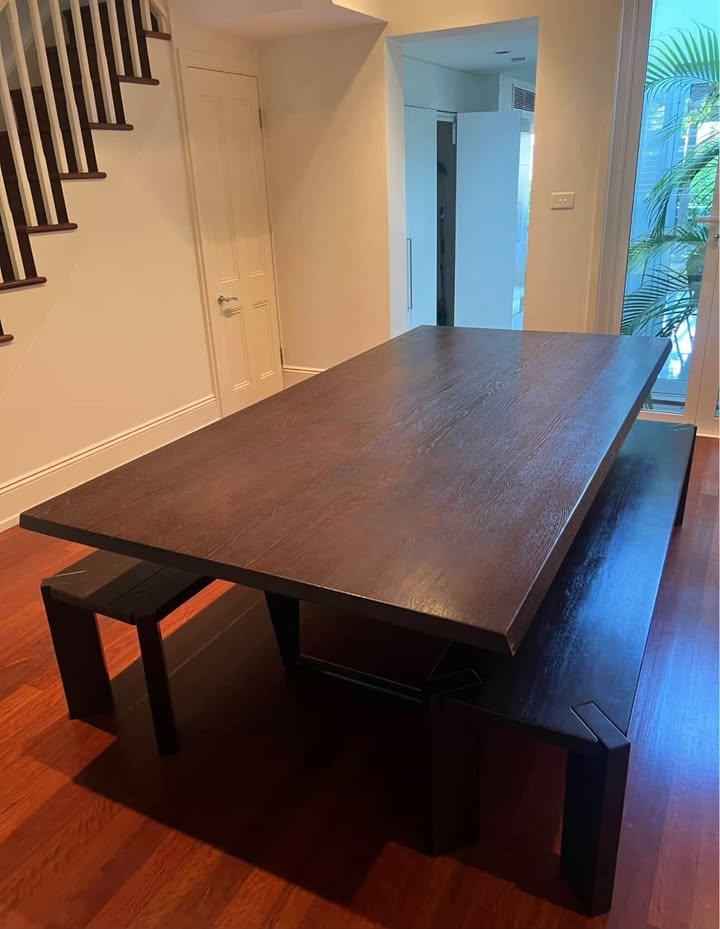 King Living Aspen 10 Seater Dinning Table with Benches