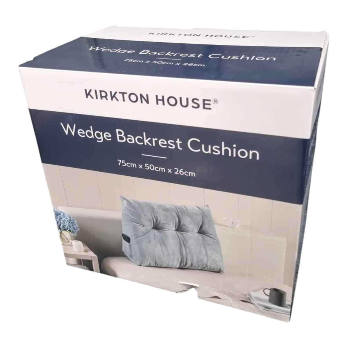Kirkton House Wedge Backrest Cushion (75cm x 50cm x 26cm)