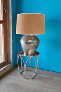 Side Table with Lamp