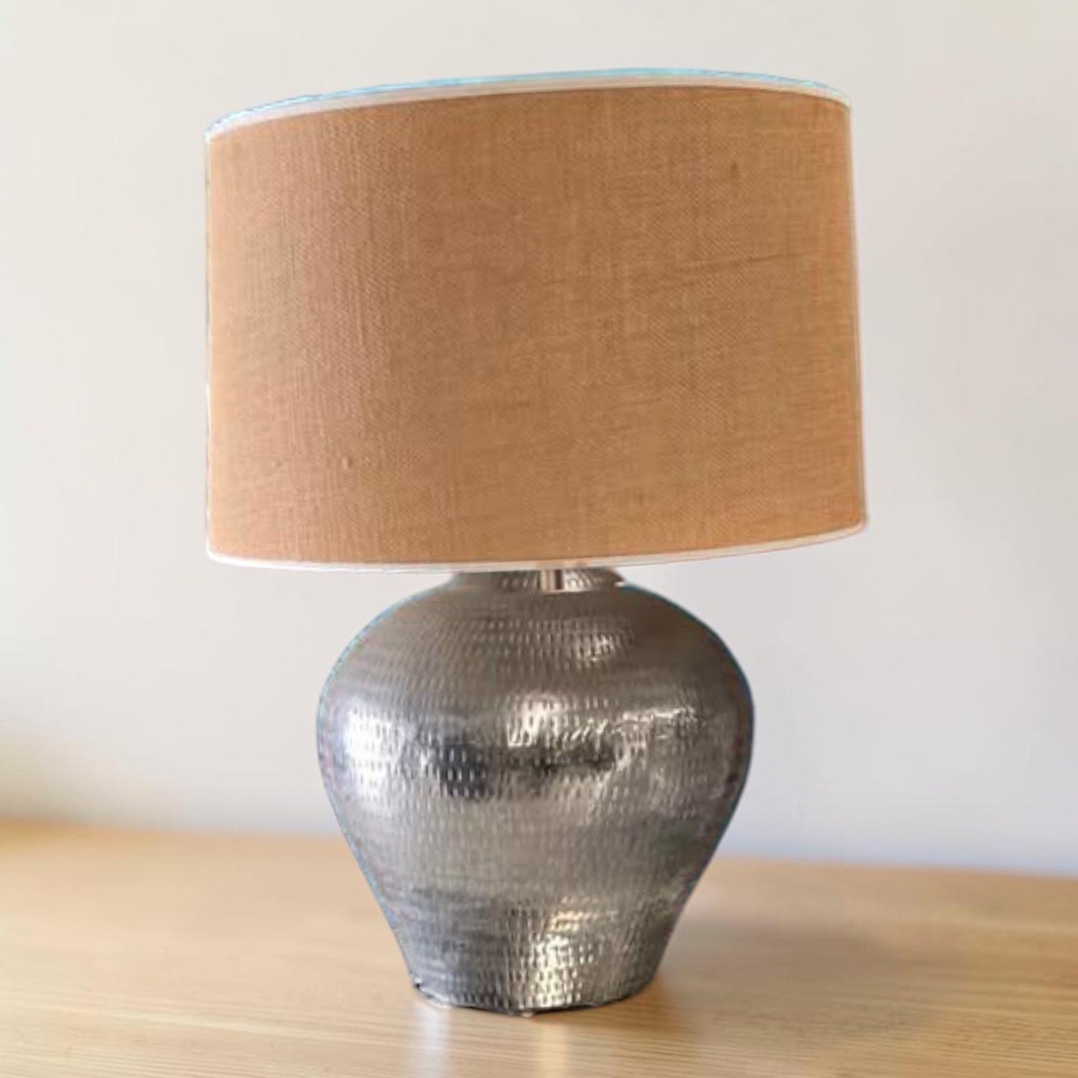 Side Table with Lamp