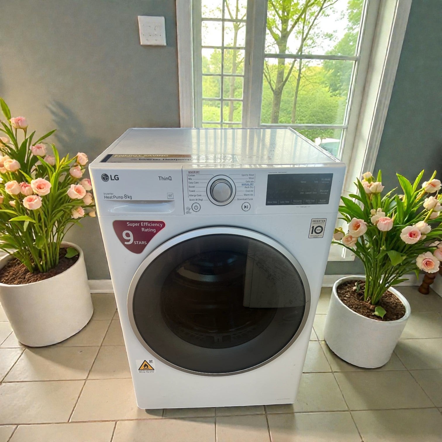 LG 8 Kg ThinQ Front-loading Washing Machine