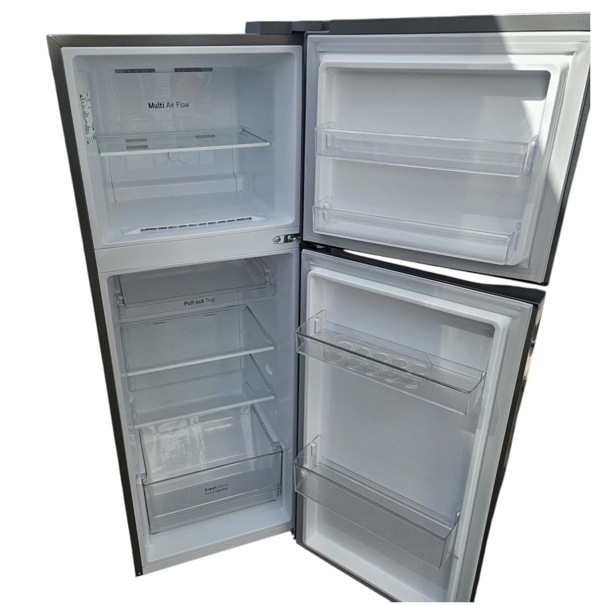 LG Top-Mount Stainless Steel Refrigerator (Dimensions: 85x60x64)