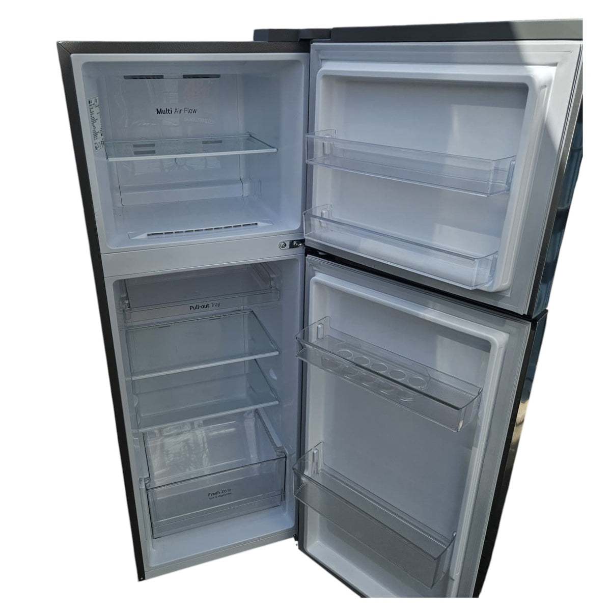 LG Top-Mount Stainless Steel Refrigerator (Dimensions: 85x60x64)