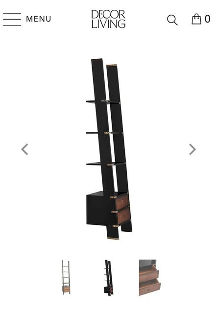 Library Ladder Bookcase