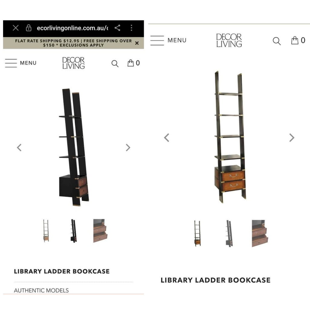 Library Ladder Bookcase