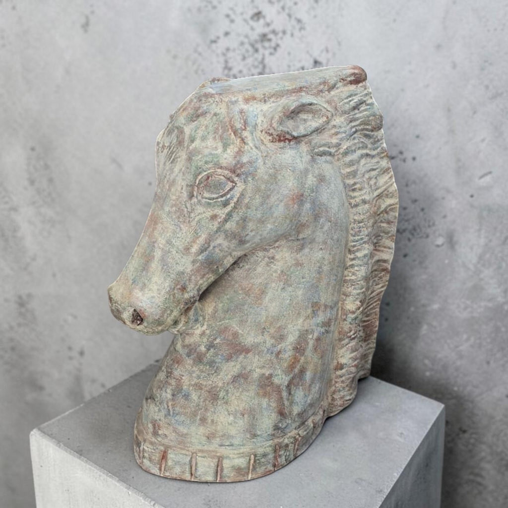 Large Horse Head Sculpture