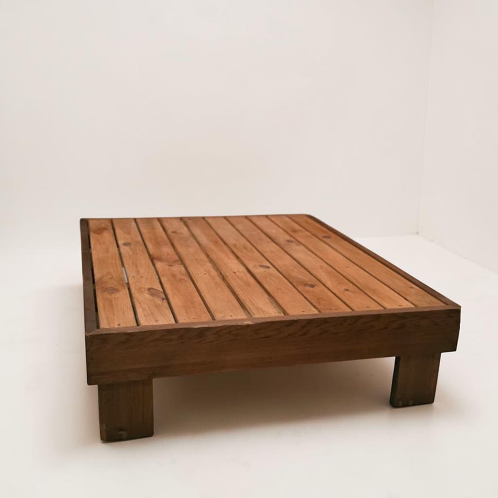 Large SOLID Wood Coffee Table (Dimensions: 33×120×106)