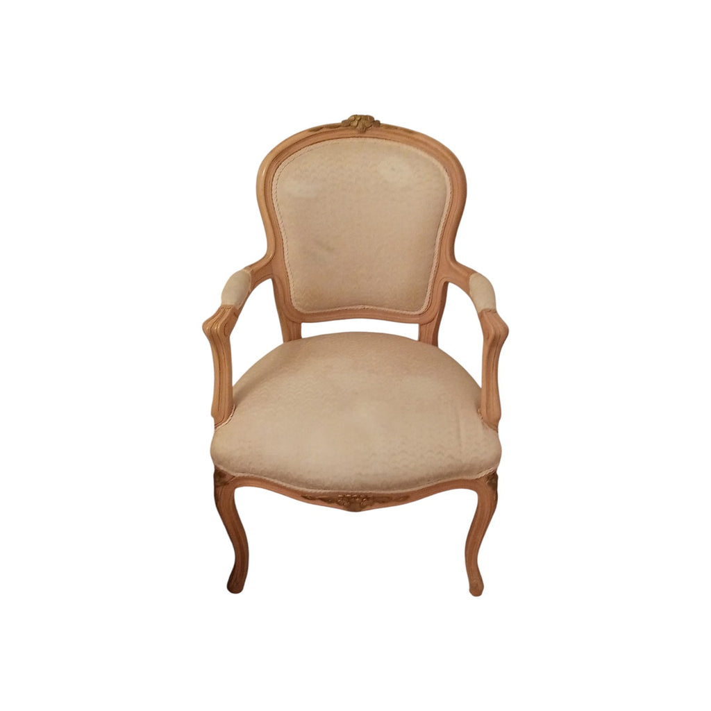 Louis XV Style Wooden Armchair