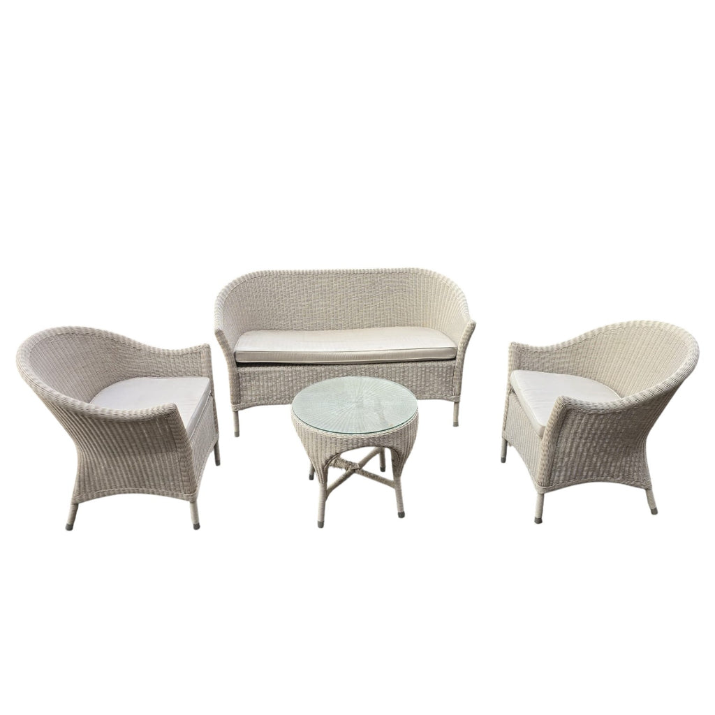 Loyad Loom Brand White Wicker/Rattan Patio Set Rrp $2,800 To Over $4,000