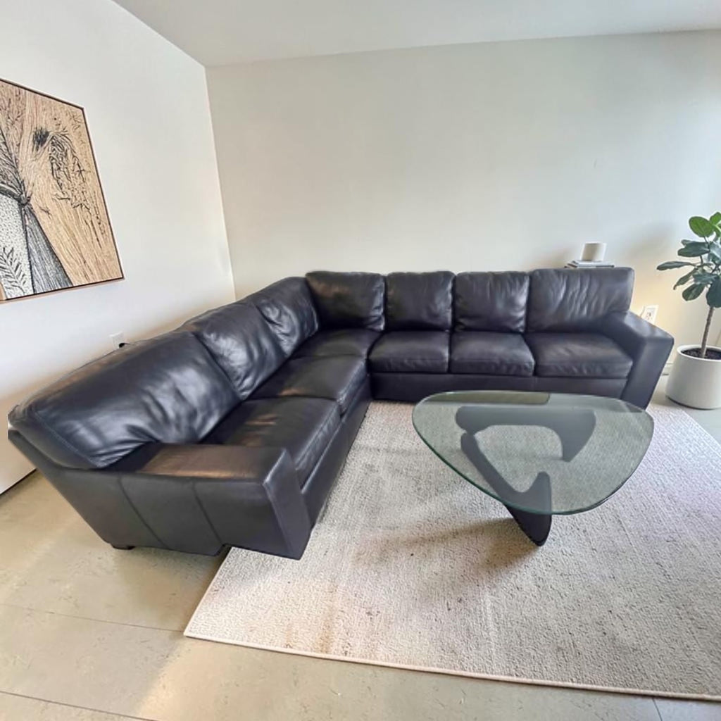 Lshaped Leather Couch