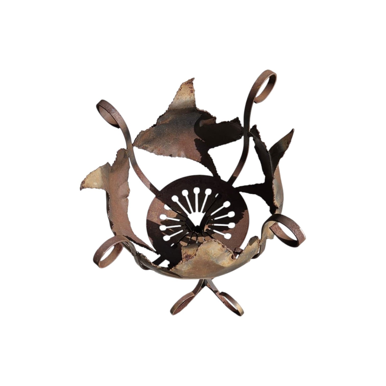 Metal Lotus Flower Plant Stand (Dimensions: 70 X 31 X 32)