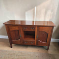 Mid-Century Wooden Sideboard / Buffet / Server Cabinet (Dimensions: 96x153x48)