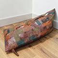 Moroccan Leather Patchwork Bean Bag