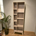 Natural Wood 6 Shelf Bookcase (Dimensions:189x60x31)
