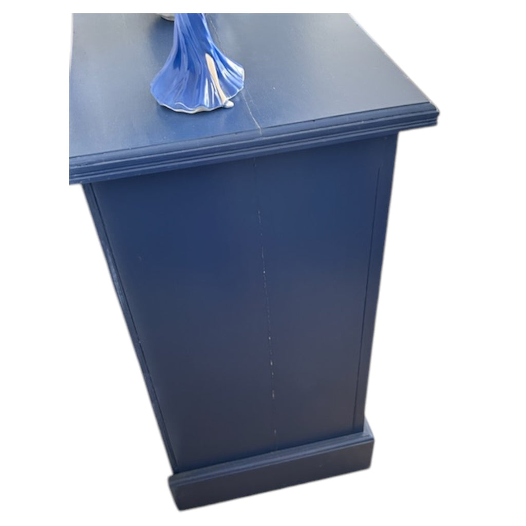 Navy Blue Wooden Chest Of Drawers