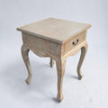 Oak Finish French Provincial Bedside Table (Dimensions: 60x45x45) (Priced Each)