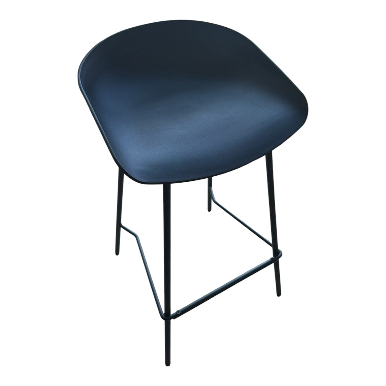 Oikiture Kitchen Bar Stools Black X2 (Priced Each)