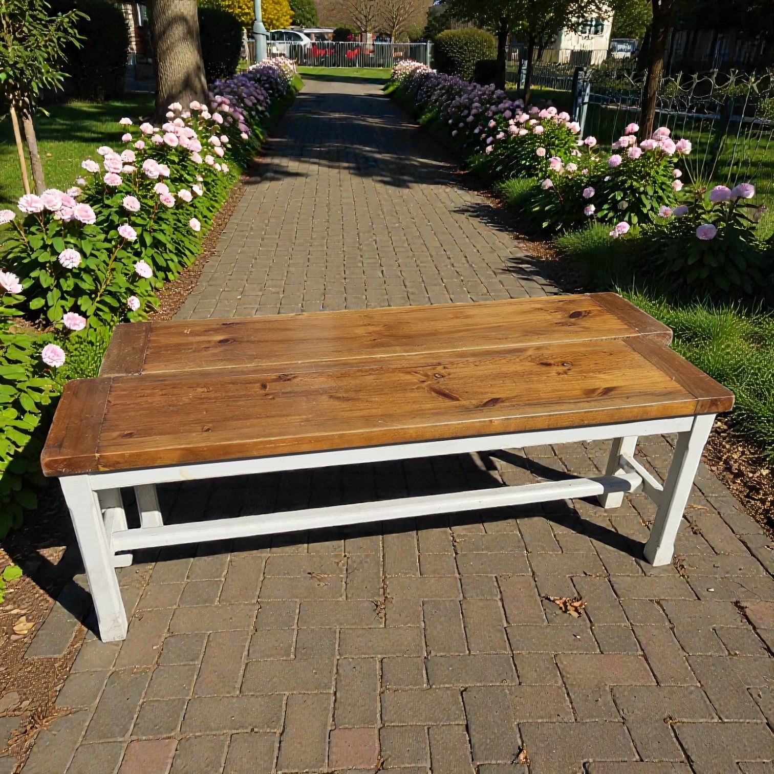 Pair Of Narrow Farmhouse Style Benchs ($99 Each)