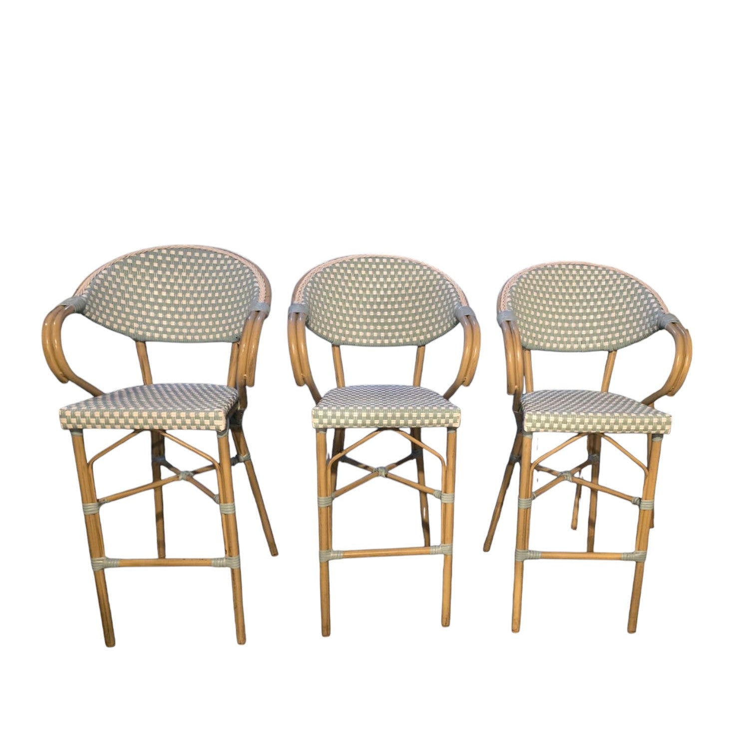 Parisian Style Bar Stools With Arms (Priced Each)