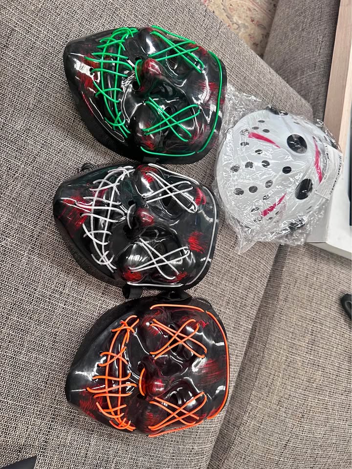 Decorative Masks Inspired by The Purge Film Series