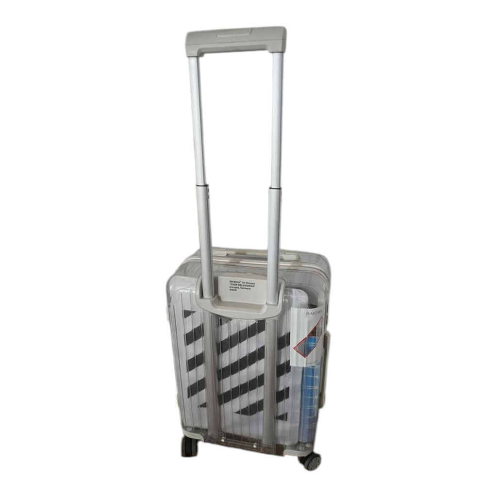 RIMOWA × OFF-WHITE White Cabin Suitcase + Amenity Kit – Limited Edition