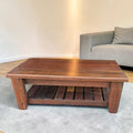 Rectangular Wooden Coffee Table (Dimensions: 46x120x60)