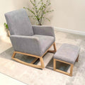 Rocking Chair with Stool