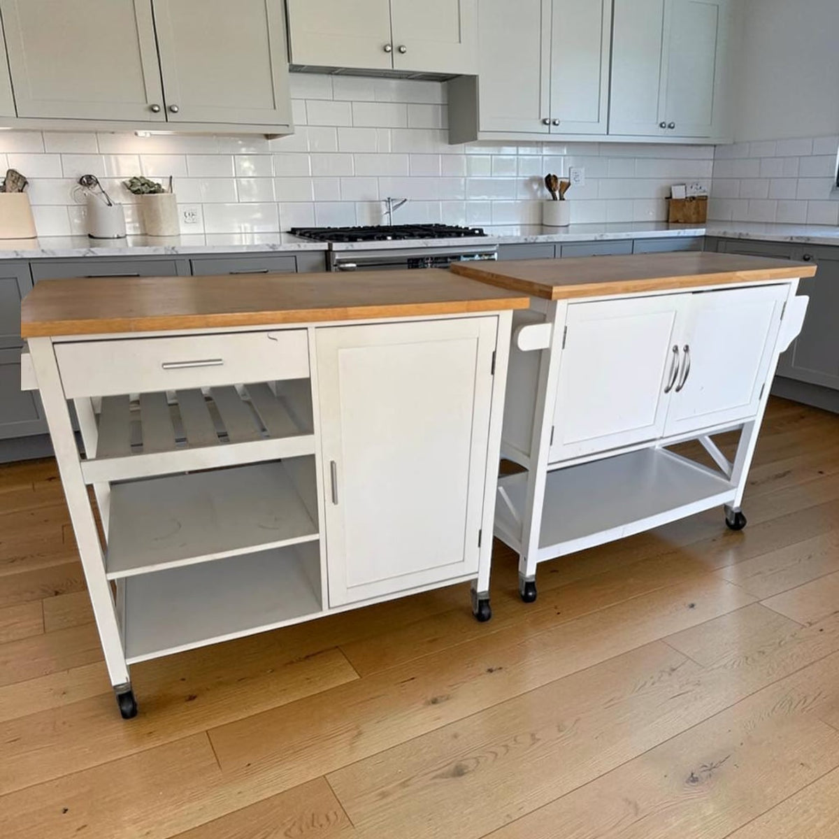 Rolling Kitchen Island, Kitchen Trolley, Utility Carts $230 Each