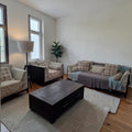 Rustic Dark Wood Coffee Table