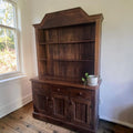 Rustic SOLID Pine Low Bookcase
