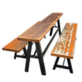 Rustic Industrial Style Bench X2