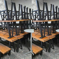 Rustic Wooden Industrial-style Tables X28 Available ($99 Each)