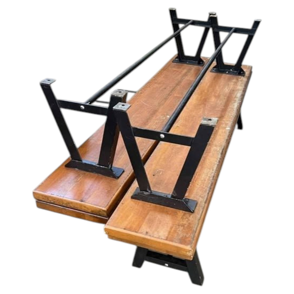 Rustic Industrial Style Bench X2