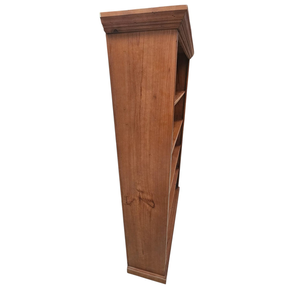 SOLID Timber Pine Bookcase (Dimensions: 181 X 117 X 33)