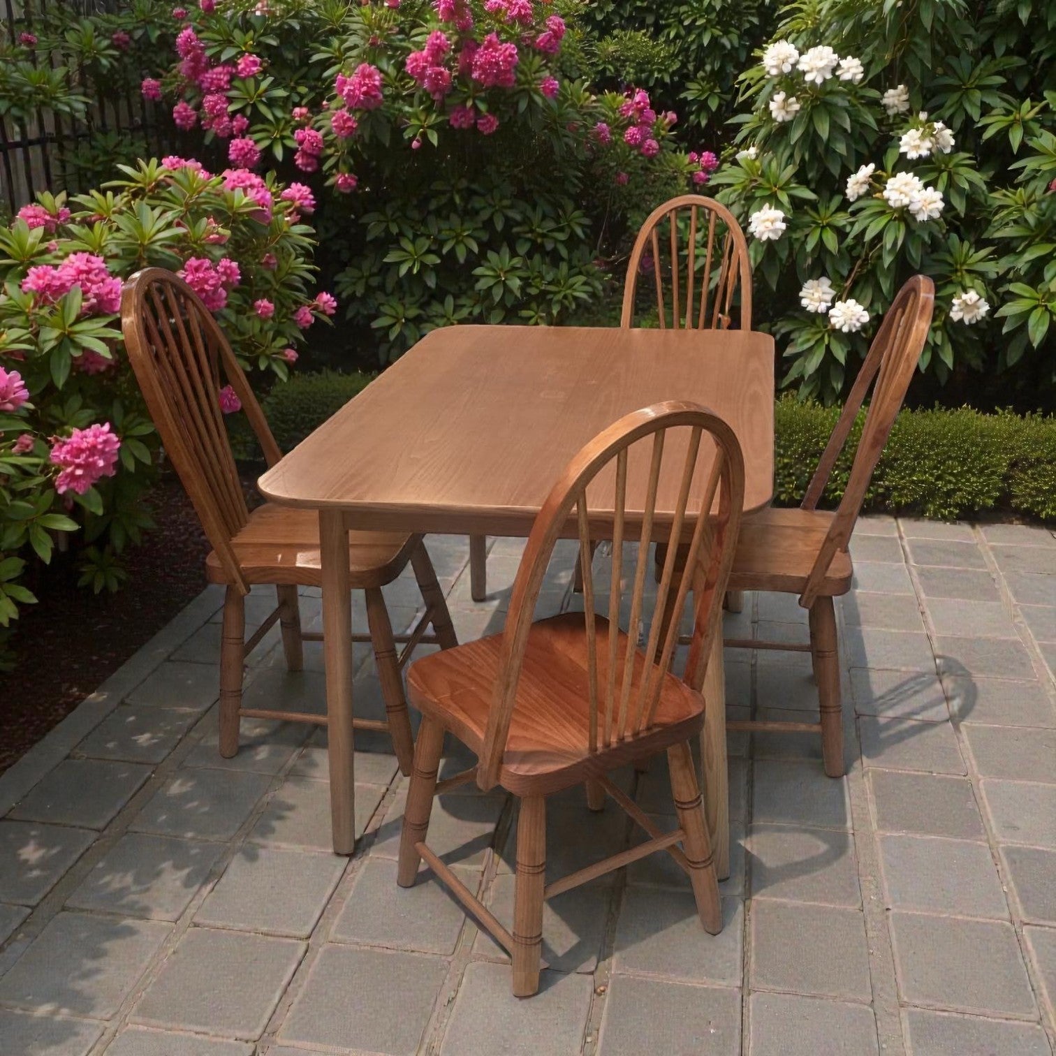 SOLID Wood Dining Table Set