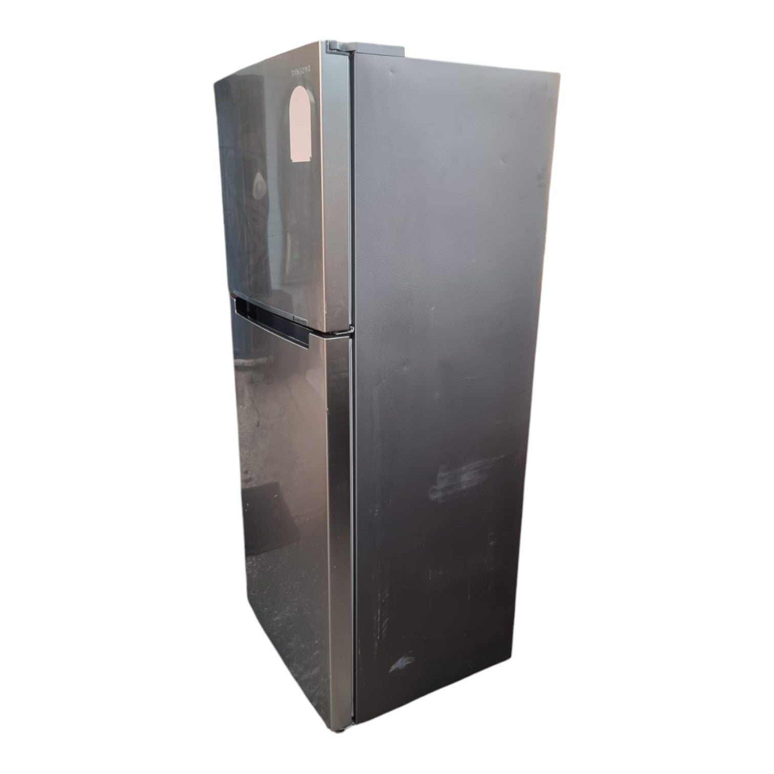 Samsung Top Mount Refrigerator (Model SR400LSTC) With A Stainless Steel Finish