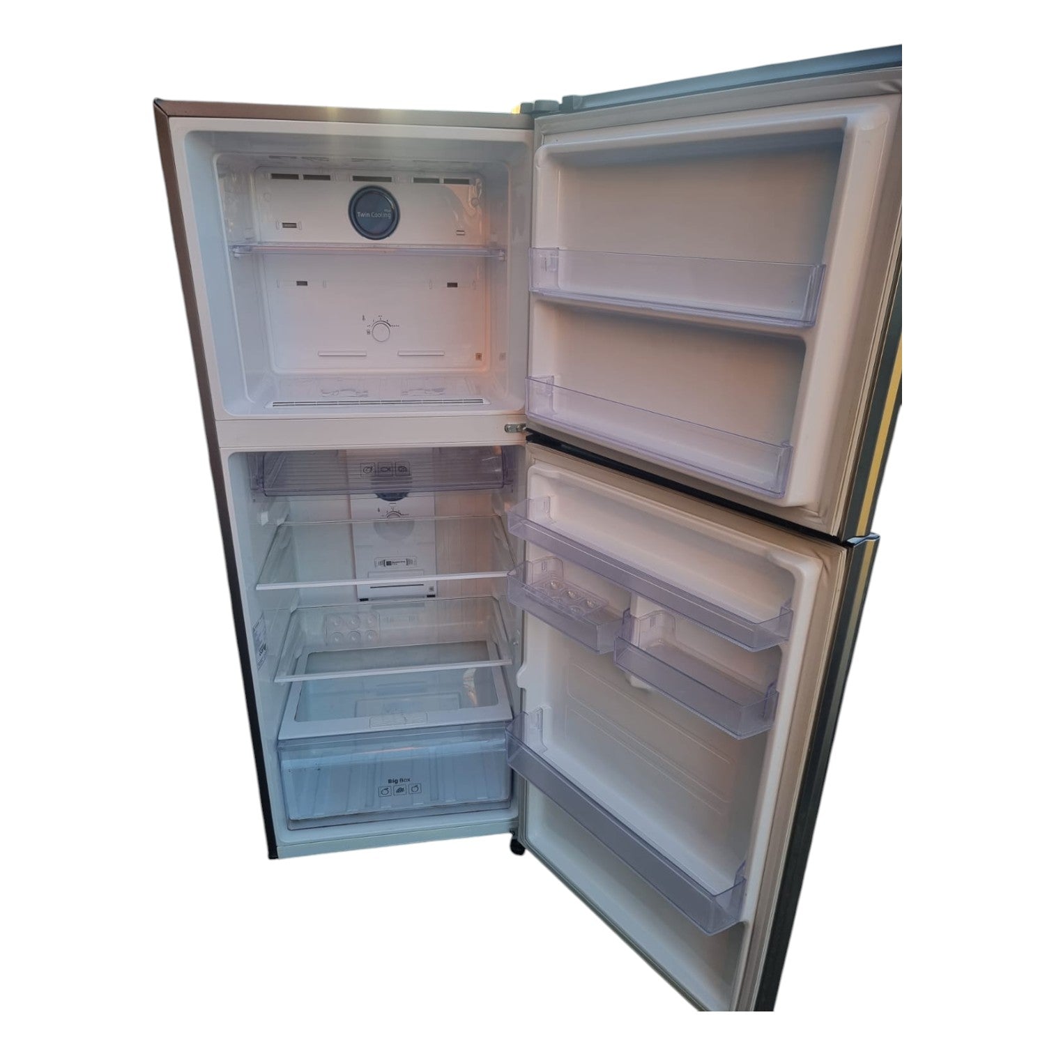 Samsung Top Mount Refrigerator (Model SR400LSTC) With A Stainless Steel Finish