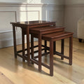 Set Of 3 Of Traditional Wooden Nesting Tables
