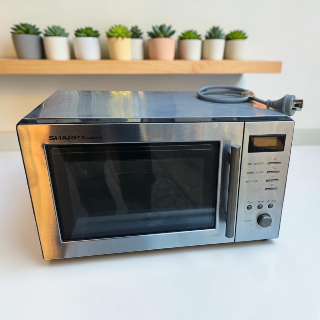 Sharp Carousel Stainless Steel Microwave Oven