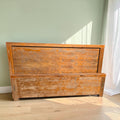 Solid Wood Rustic Style Bed Frame