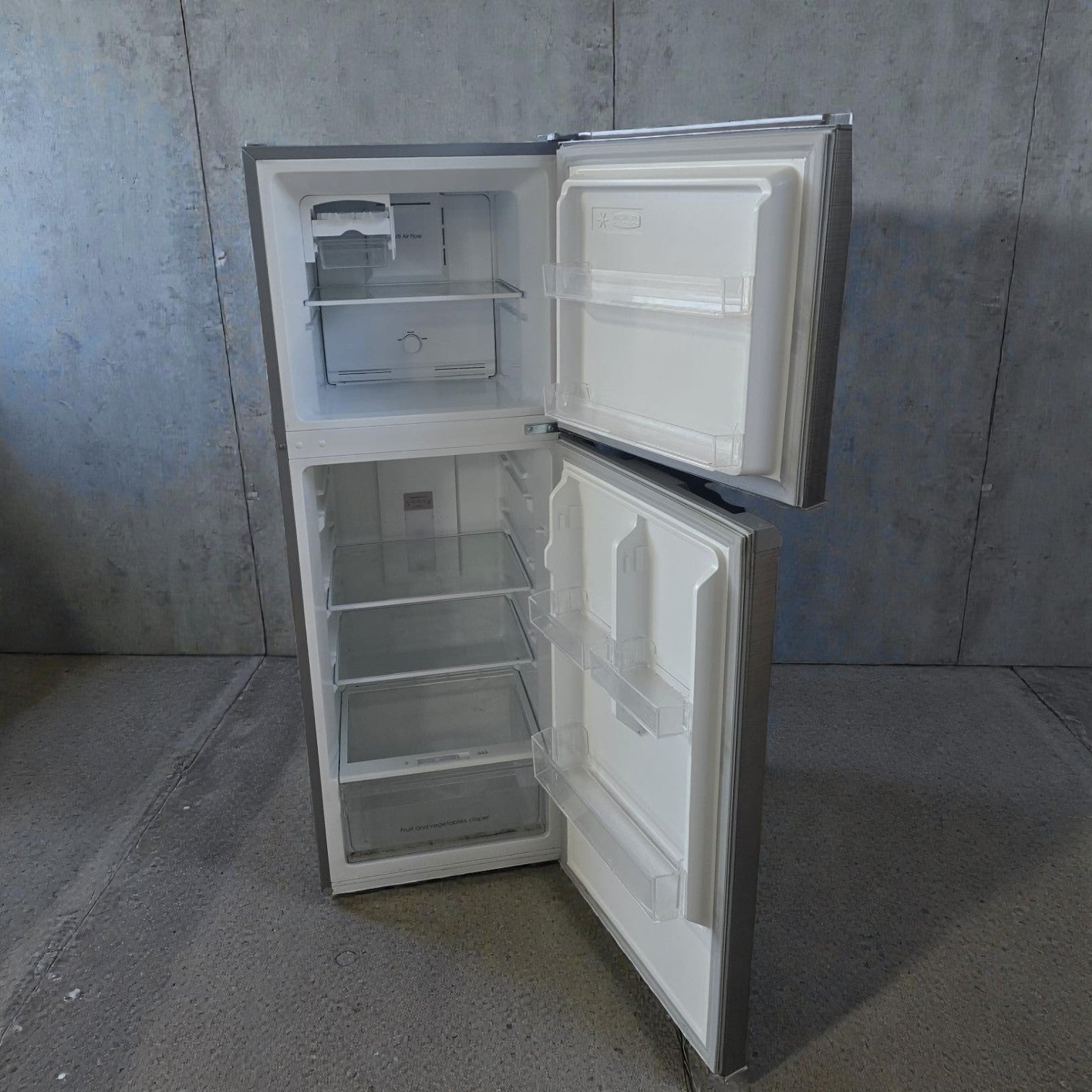 Stainless Steel Finish Top-mount Refrigerator