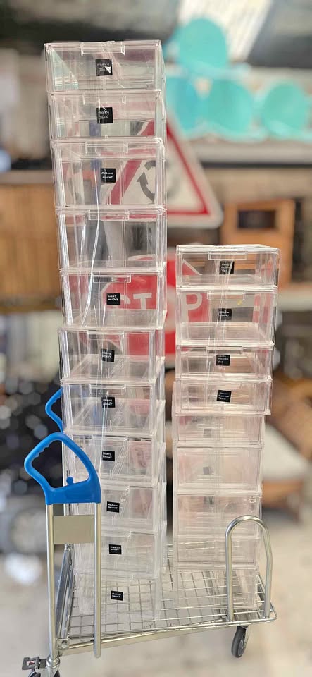 Shoe Storage Containers – Stackable Storage Boxes