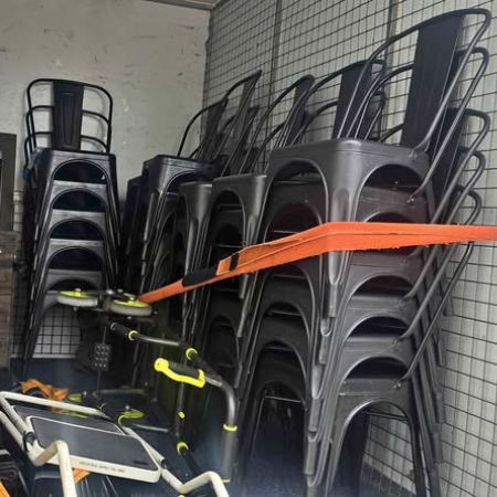 TOLIX TABLES & CHAIRS (Restaurant Table And Chairs the lot)